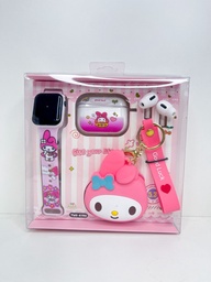 Auricular melody c/reloj llavero y monedero