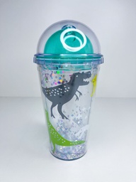 Vaso dinosauro c/glitter