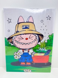 Cuadro diamond strass labubu 30x40