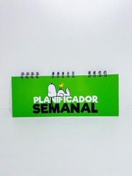 Planner semanal snoopy