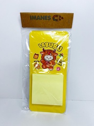 Anotador con iman labubu