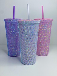 Vaso brillos diamond