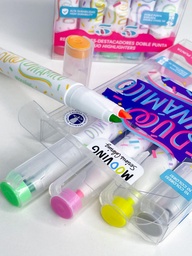 Resaltadores doble punta mooving x5