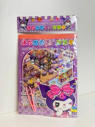 Escena en miniatura con stickers