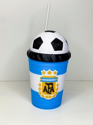 Vaso plastico argentina 3D