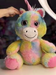 Peluche unicornio muticolor MEDIANO